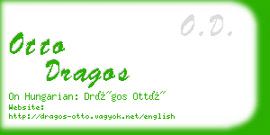 otto dragos business card